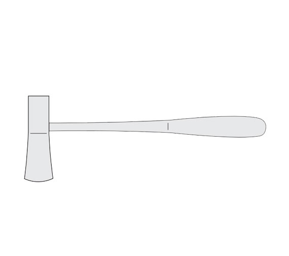 HAMMER FOR POST MORTEM WRENCH END