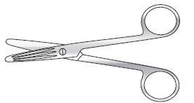 THYROID SCISSORS, 152MM LONG